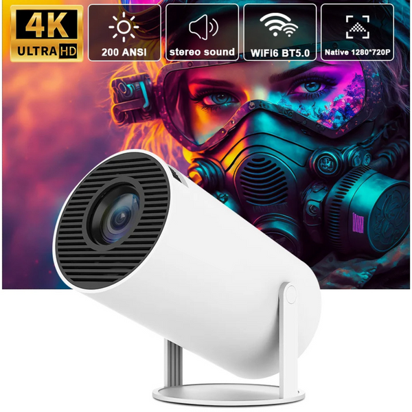 Luminexia Projector 4K Android 11 HY300 Dual Wifi6 260ANSI